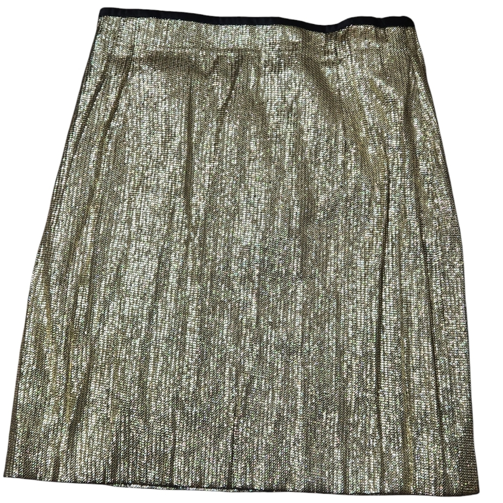 RARE Escada Sequin Metallic Skirt